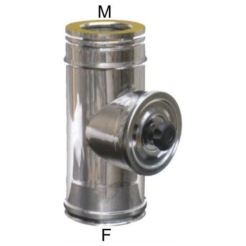 Maral Tubo Inox 20/25X44 Sportello Ispezione doppia parete