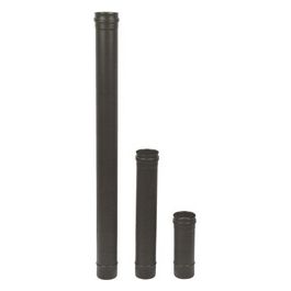 Tubo Inox 8X200 Nero Pellet 300