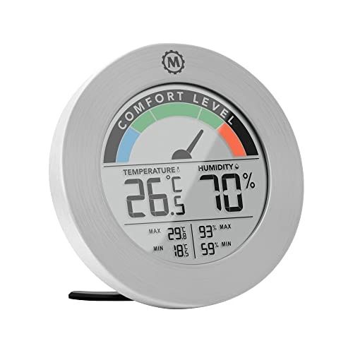Marathon Ba030018sv Termoigrometro Termometro da Interno con Misuratore di Umidita' e Indice di Comfort