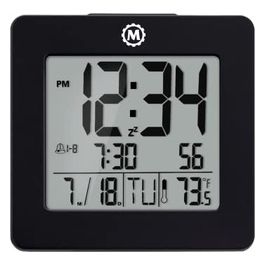 Cl030050bk Orologio da Tavolo Digitale con Sveglia