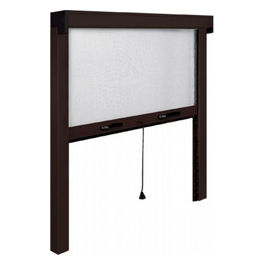 Zanzariera Avvolgibile Verticale 140x160 Marrone RAL