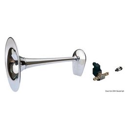 Tromba omologata 24 V >20 m cromata 