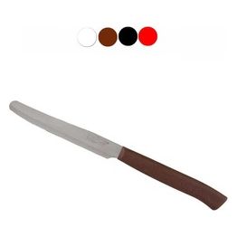 Marietti Coltello Tavola Liscio Marrone cm 11 pz 6 Marietti