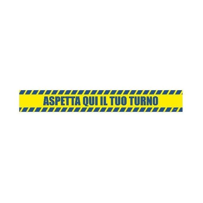 NASTRO SEGNALETICO BIANCO/ROSSO H.70X200