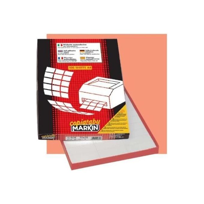 Markin Cf6500 Etichette 38.1x21.2 Ink-las-c