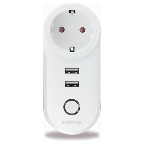 Marmitek POWER SI Smart Wi-Fi Power Plug 15A 2xUsb