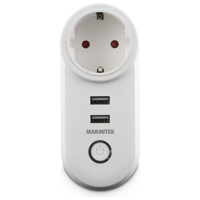 Marmitek POWER SI Smart Wi-Fi Power Plug 15A 2xUsb