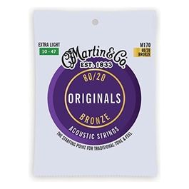 Martin and Co Muta Corde Chitarra Acustica M170 Originals 80 20 Extra Light