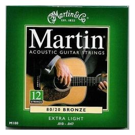 Martin & Co M180 Confezione 12 Corde per Chitarra Acustica