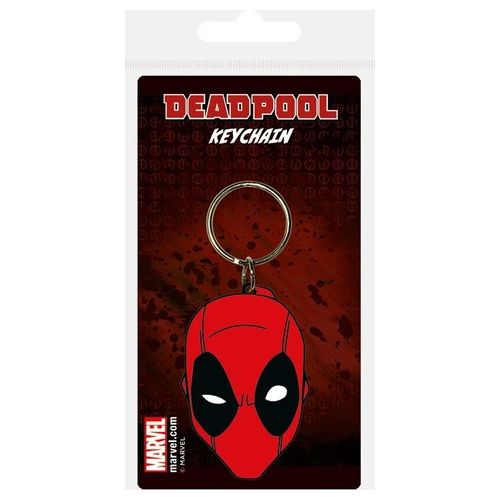 Marvel: Deadpool - (Face) (Portachiavi Gomma)