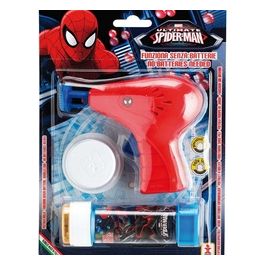 Marvel: Bolle Di Sapone - Pistola Bolle Meccanica Piccola - Spider-Man - Blister 1 Pz 60 Ml