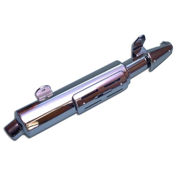 Marving Silenziatore Amacal AFRICA TWIN 1996 Diametro 114 Cromato Omologato