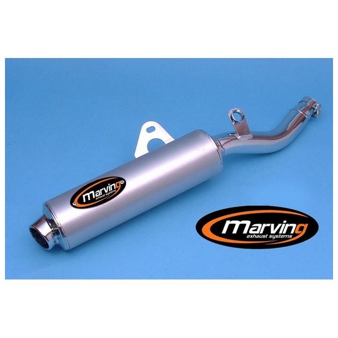 Marving Silenziatore Amacal DR 650 RS/RSE Diametro 100 Cromato Rivestimento Alluminio Omologato