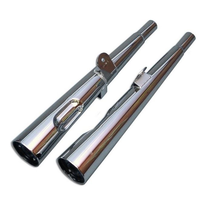 Marving Silenziatore Marvi CB 250/400 N Cromati Omologati - Coppia