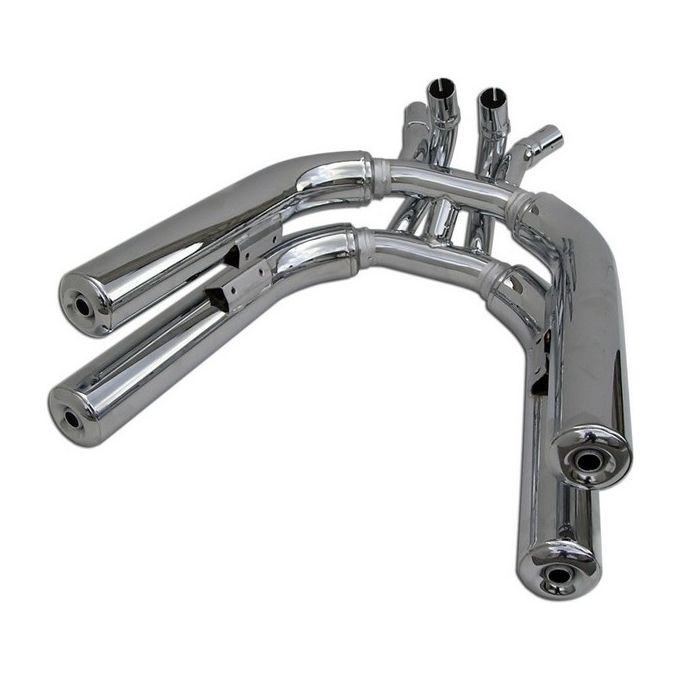 Marving Silenziatore Marvi VF 750 MAGNA Cromati Omologati - Coppia