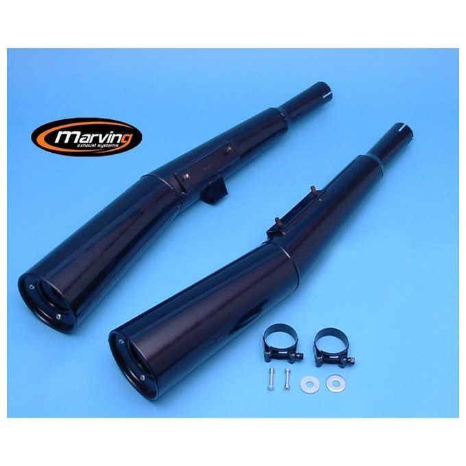 Marving Silenziatore Master CB 900F/1100F Neri Omologati - Coppia