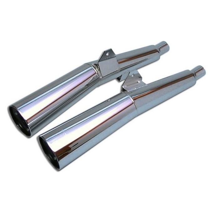 Marving Silenziatore Master CX 500 E/650 Cromati Omologati - Coppia