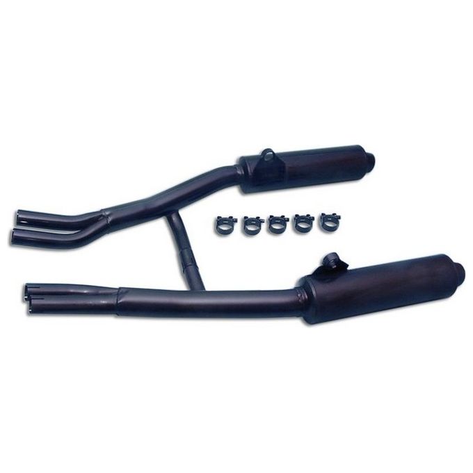 Marving Silenziatore Master FZ 750 1985 Nero Omologati - Coppia