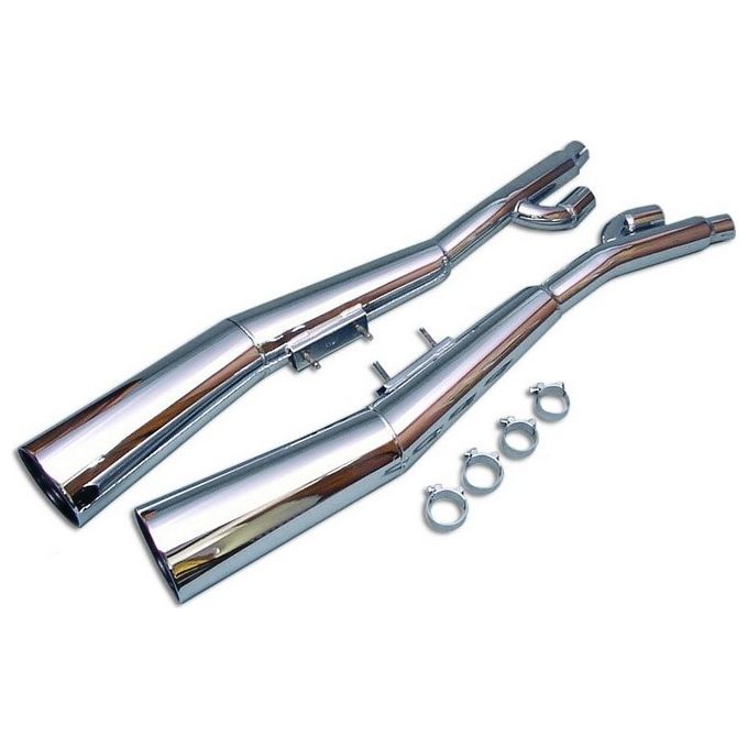 Marving Silenziatore Master GSX 750 ES/EF Cromati Omologati - Coppia