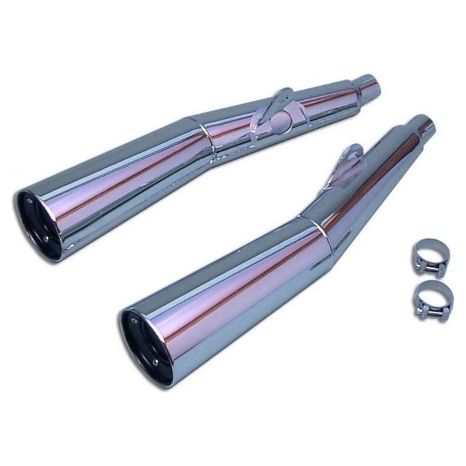 Marving Silenziatore Master Z 1300 Cromati Omologati - Coppia