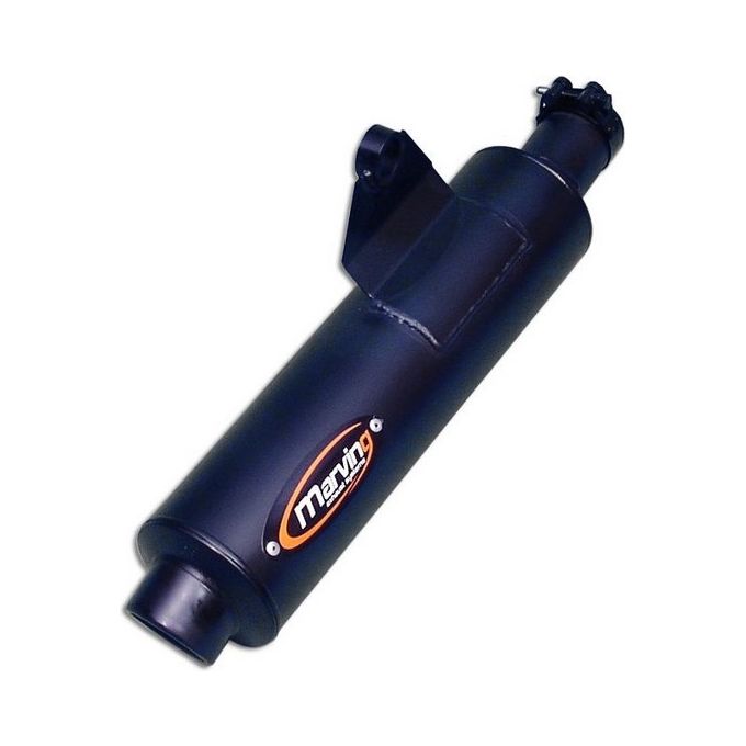 Marving Silenziatore Rotondo GSF 400 BANDIT Rotondo Diametro 100 Nero Omologato