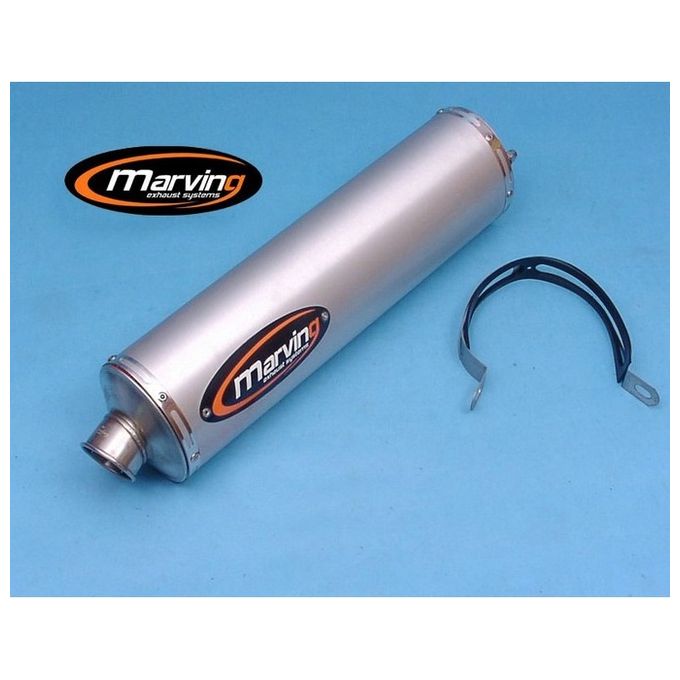 Marving Silenziatore Superline ZXR 400 Big Ovale Alluminio Omologato