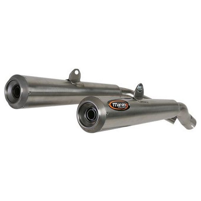 Marving Silenziatore Universale RACING STEEL 45 Non Omologato - Venduto singolo Diametro 40-43-45 Acciaio Inossidabile