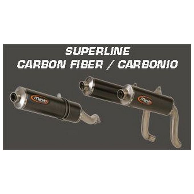 Marving SilenziatoreSuperline SV 650 2003/2005 Big Ovale Carbonio Omologato