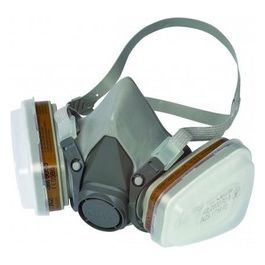 3M 6002 C1+R Kit respiratore riutilizzabile a semimaschera per gas vapori e particolato struttura