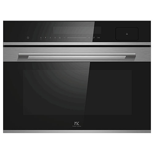 MKO 45509CS-ED BK - Forno da incasso combinato vapore, 50 L, Classe A, 16 funzioni, Full Touch, Nero vetro