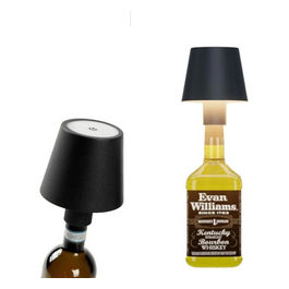 Lampada LED Bottiglia Tappo Tavolo Touch Dimmerabile 3 Tonalità