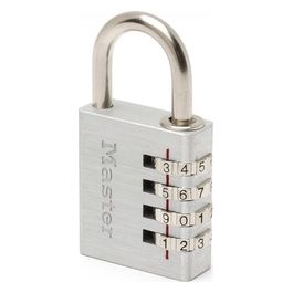 Master Lock 7640EURD Lucchetto Alluminio con Combinazione 4 Cifre 40mm