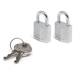 Master Lock 9120EURTCC 2 Lucchetti Cilindrici 3 Pistoni 20mm
