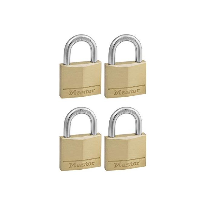 Master Lock Lucchetto Set da 4 Pezzi 50mm
