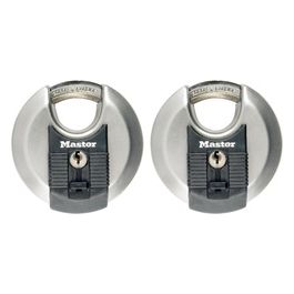 Padlock 2-Disc Stainless Steel 70mm