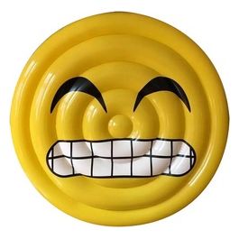 Materassino Gonfiabile Face Sorriso Con Denti Ø 150 Cm Ca.