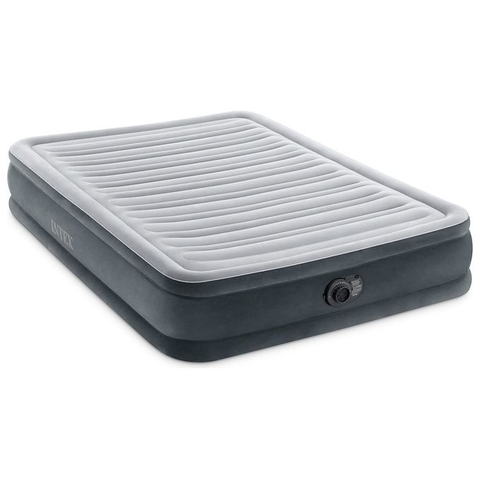 Image of Intex 67768ND Materasso Dura-Beam Comfort Plush Piazza e Mezza con Pompa Elettrica Incorporata 137x191x33 cm Versione 2023