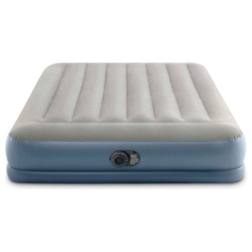 Materasso Pillow Rest Mid-Rise Matrimoniale Dura Beam Fiber Tech Azzurro e Grigio