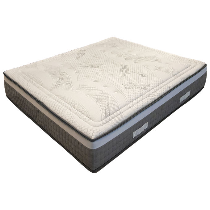 Dolomiti Materasso 120X190 Premium Spring  a molle insacchettate e Memory Foam ed Elast Water