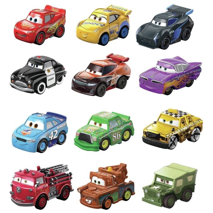 Mattel Auto Mini D-Cast Racers Cars 2019 Assortito