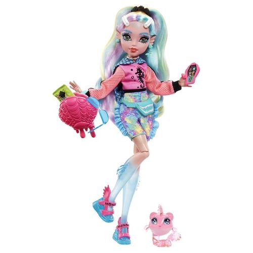 Mattel Bambola Monster High Lagoona Blue Doll With Pet And Accessories