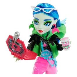 Bambola Monster High Cleo Ghoulia Yelps Segreti da Brivido Neon Frights