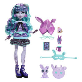 Monster High bambola Twyla Creepover Party pigiama 33,5 cm accessori 4+ anni HLP87