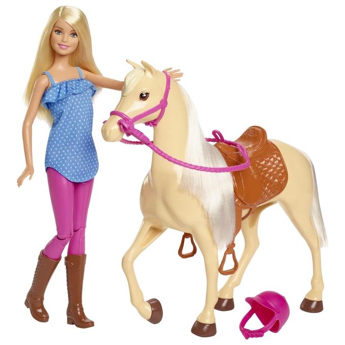 Image of Mattel Barbie con Cavallo e Accessori
