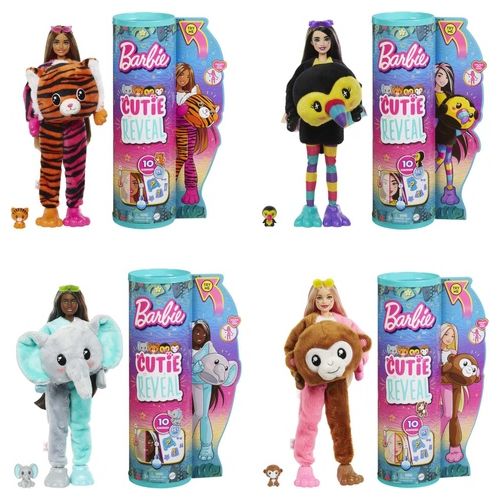 Mattel Barbie Cutie Reveal Jungle Bambola