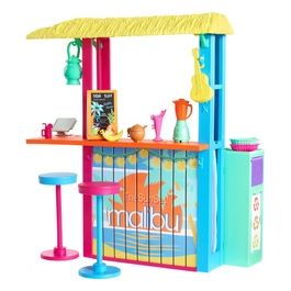 Barbie Playset Chiosco da Spiaggia di Malibu' con 2 Sedute