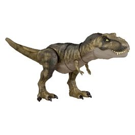 Mattel Jurassic World Dinosauro Articolato T-Rex Colpea e Devora con Suono