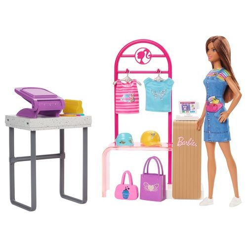 Mattel Playset Barbie Boutique Moda