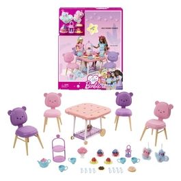 Mattel Playset Barbie l'Ora del Te' con Gattini Peluche