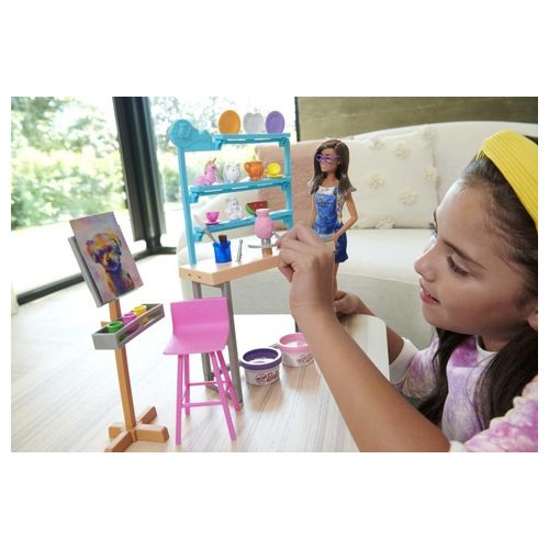 Mattel Playset Barbie Studio Creativo con Bambola